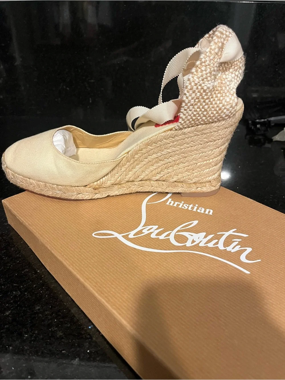 Christian Louboutin designer espadrille